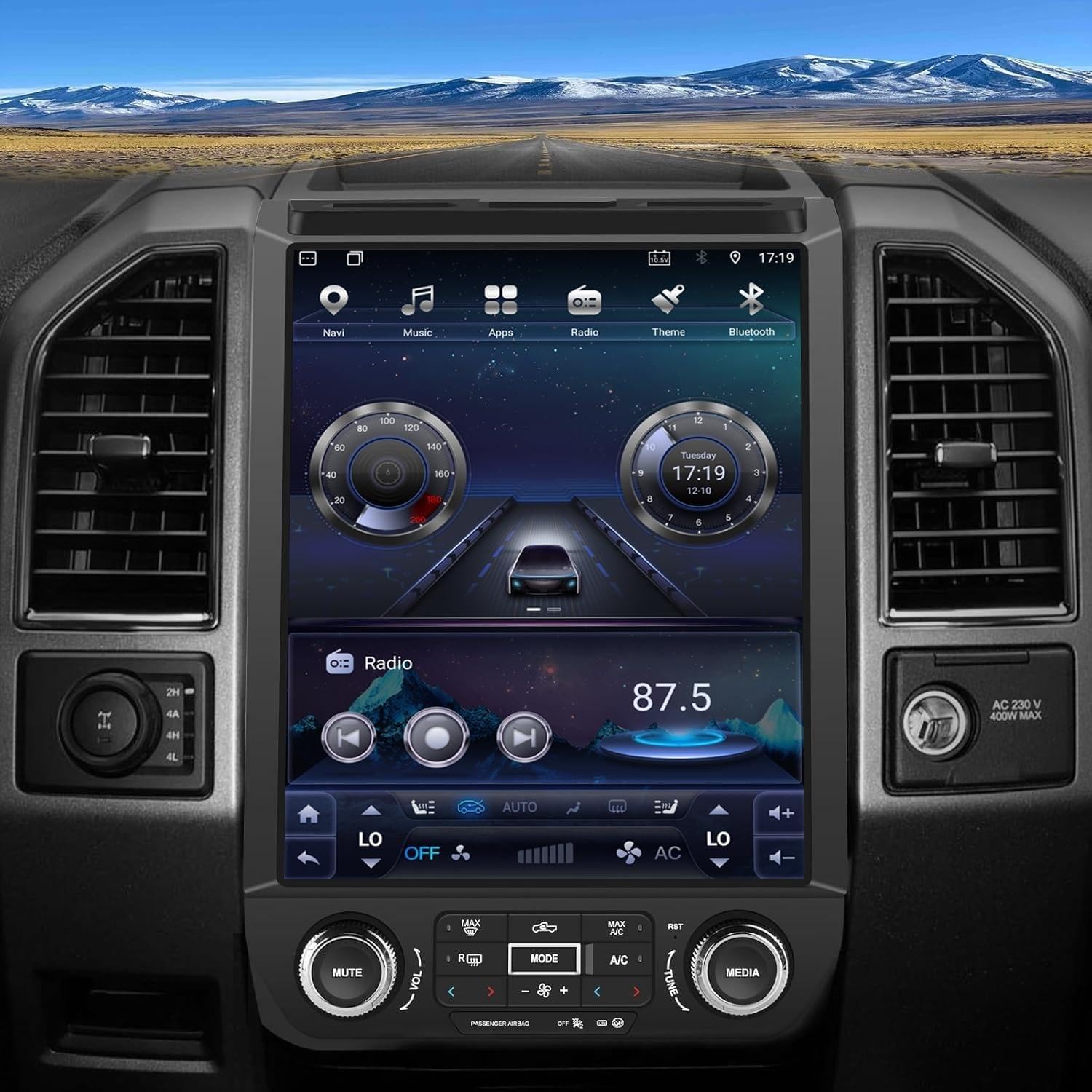 Montvfieto F-150 vehicle-specific stereo
